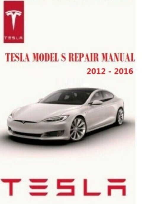 Product picture REPAIR MANUAL TESLA MODEL S + Wiring diagram (2012 - 2016)